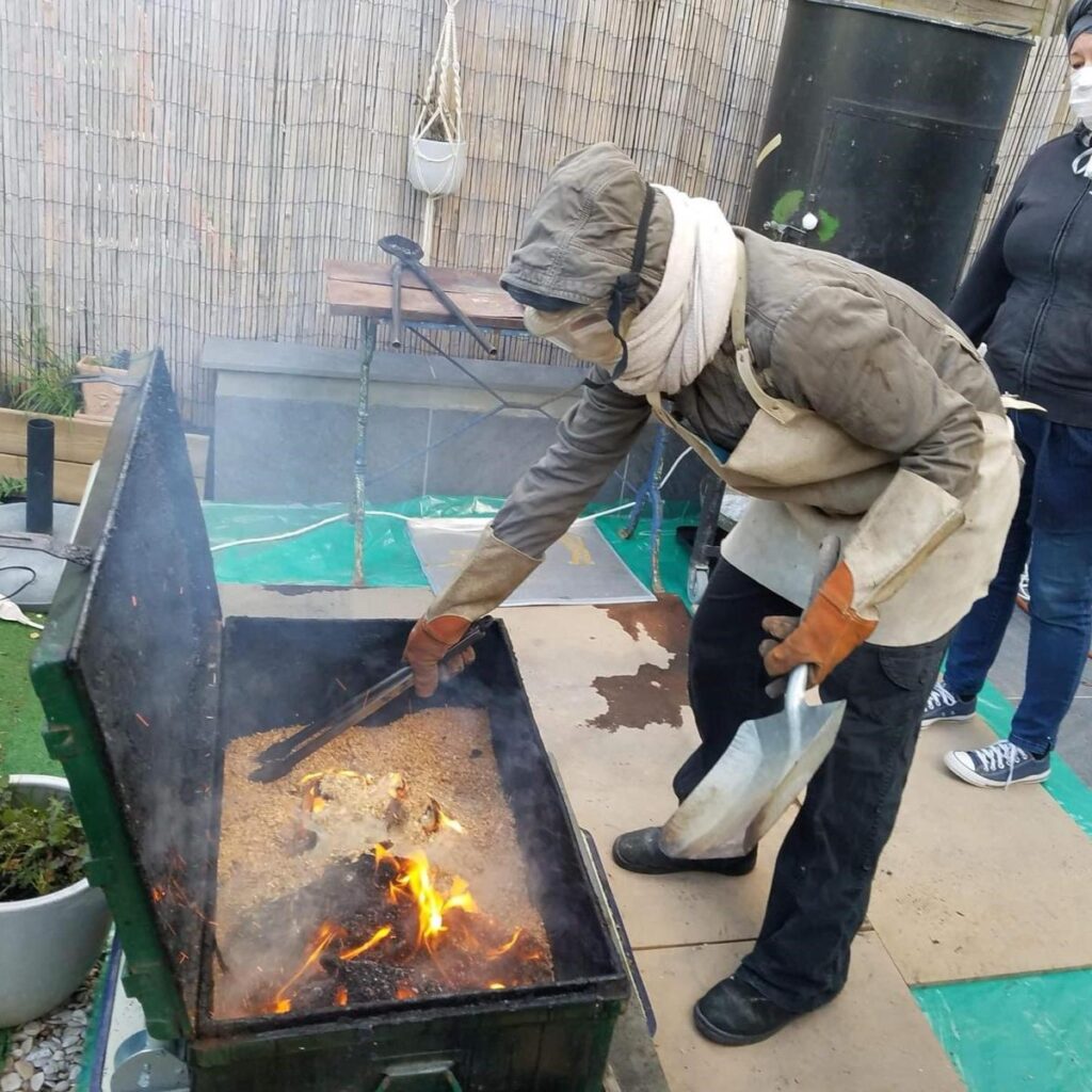 atelier raku stage modelage action isabelle bourgne enfumage seine et marne